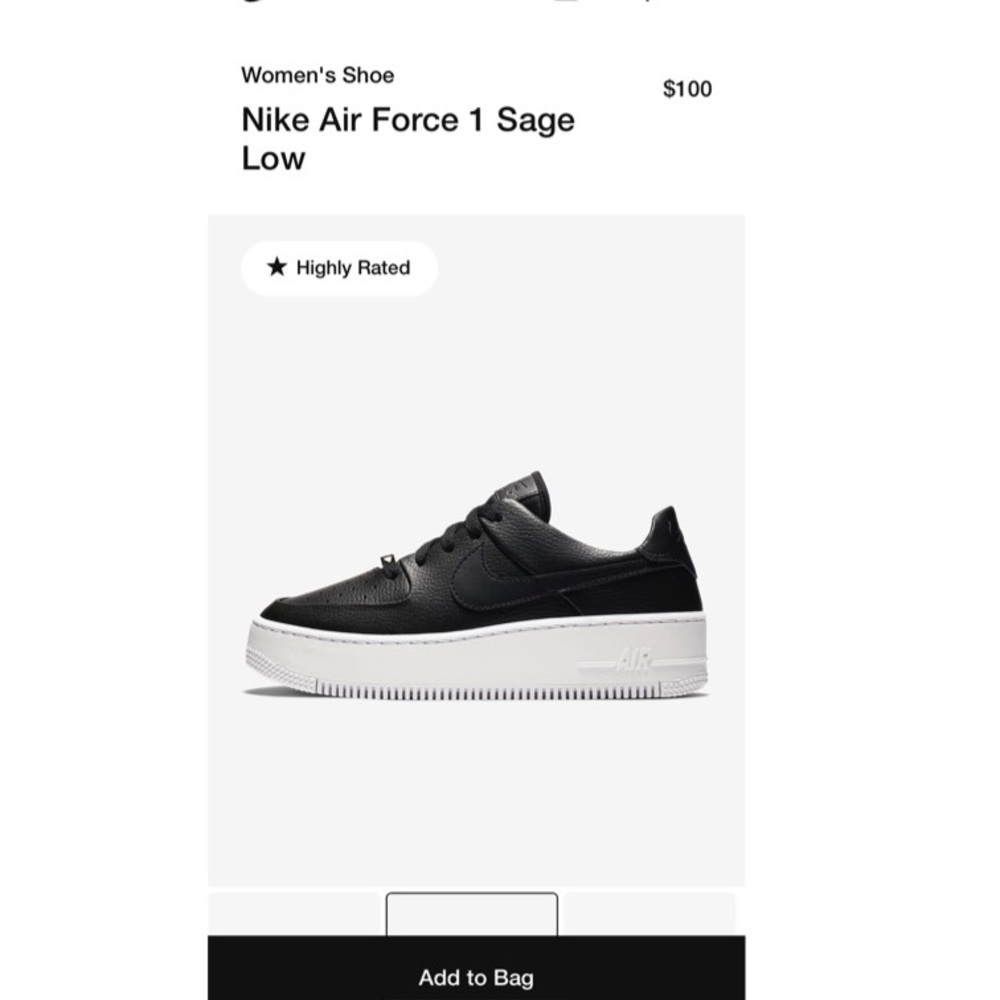 Black Nike Air Force 1